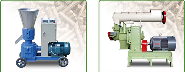 2 types of wood pellet presses