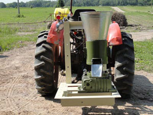 PTO pellet mill with tractor