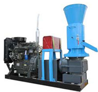 diesel powered pellet mill