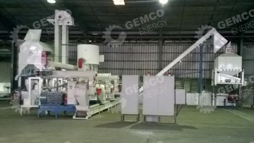 overview of wood pellet plant