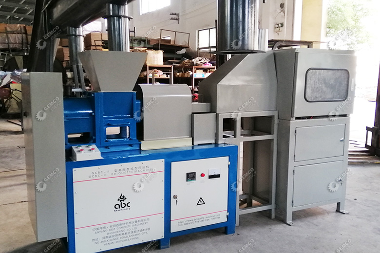 start the wood briquette processing business